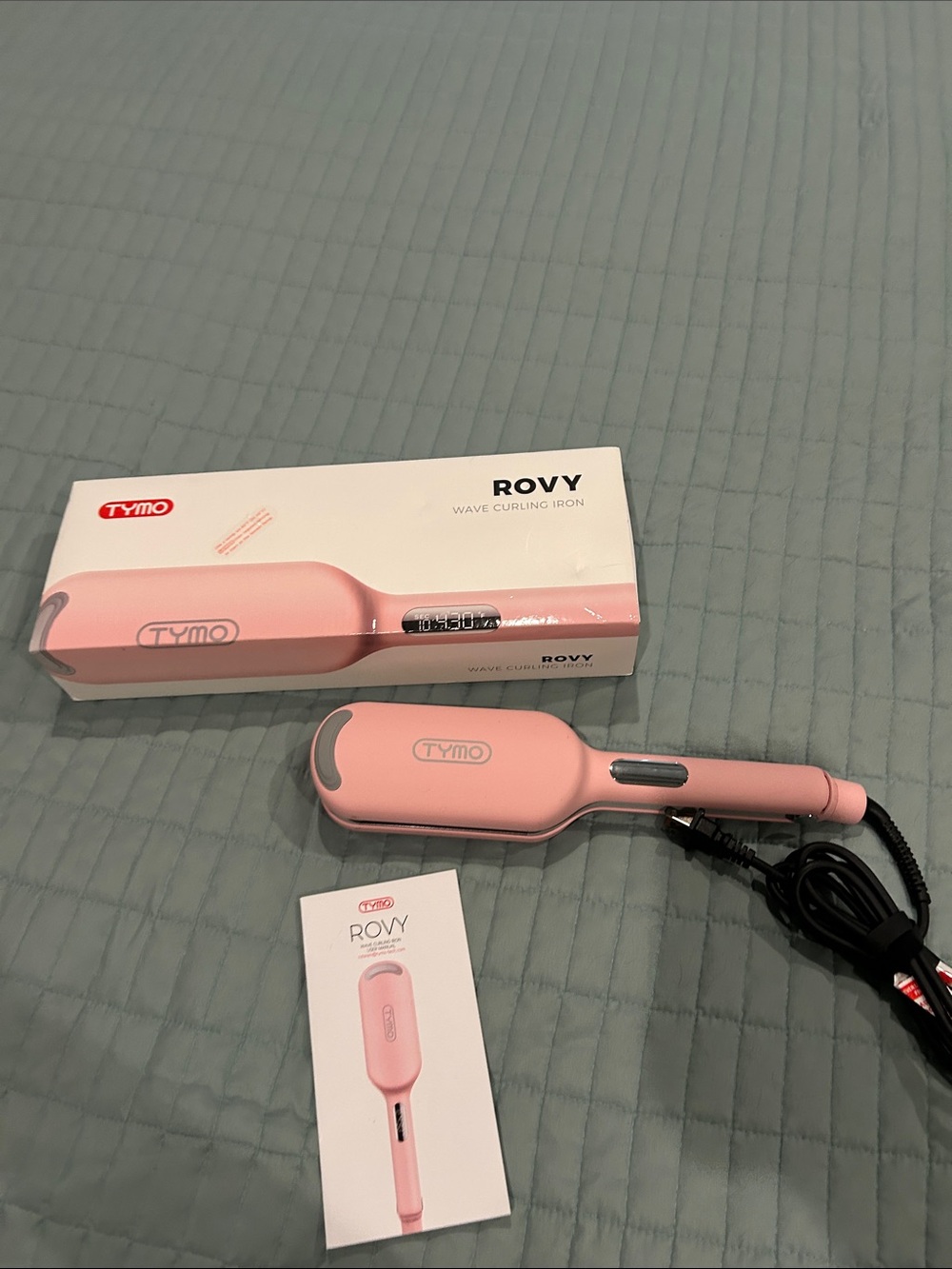 TYMO ROVY Pink Wave Curling Iron - Gentle Waves Styler